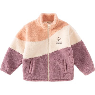 戴维贝拉儿童毛绒外套