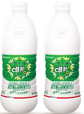 唯怡豆奶花生牛奶果奶960ml×2瓶