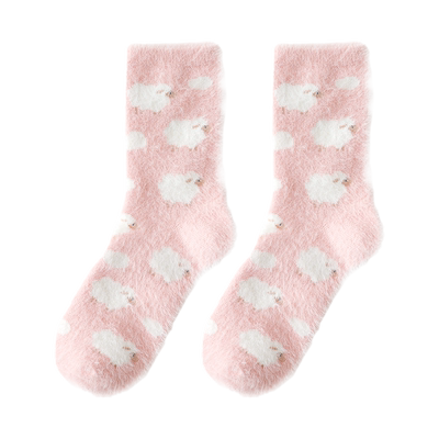 卡拉美拉珊瑚绒材质家居袜