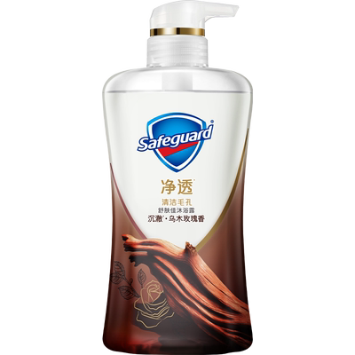 舒肤佳持久留香乌木玫瑰沐浴露