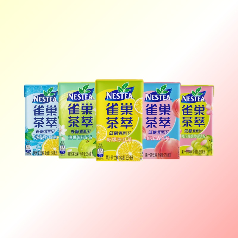 雀巢茶萃风味果汁茶饮料柠檬茶