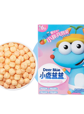 小鹿蓝蓝草莓苹果味幼儿零食42g