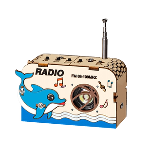 儿童组装收音机diy套件物理手工科技小制作材料科学实验自制玩具