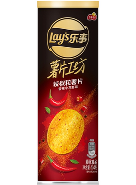乐事罐装香辣小龙虾味薯片