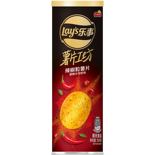 【宋雨琦推荐】【新老交替发】乐事罐装薯片香辣小龙虾味零食膨化