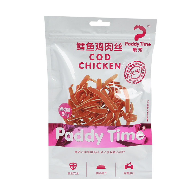 （Paddy Time）最宠鳕鱼鸡肉丝犬用零食80g/袋使用感如何?