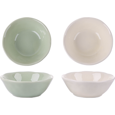 千屿ins奶油风陶瓷调味碟2个