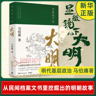 罕为人知 马伯庸 明代档案明朝历史知识读物 大明 显微镜下