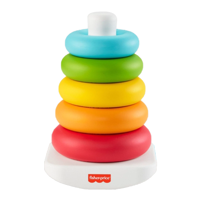 费雪早教益智彩虹套圈叠叠乐