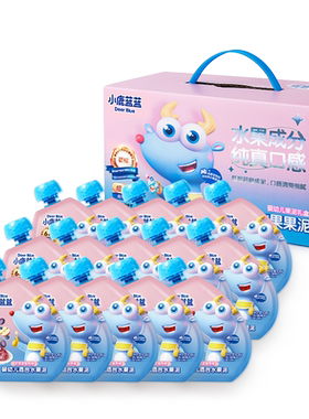 小鹿蓝蓝水果泥80g×18袋