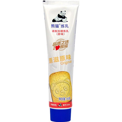 熊猫牌炼乳奶香浓郁口感丝滑