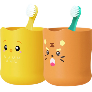 顺丰包邮busybear宝宝儿童软毛牙刷+刷牙漱口杯套装1-3岁乳牙专用