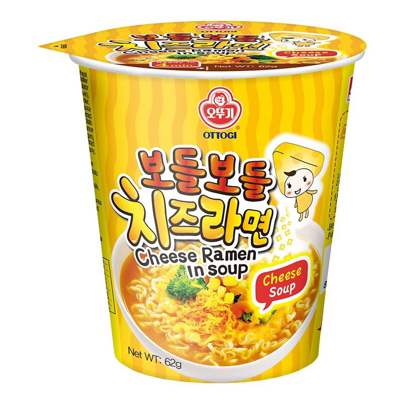 不倒翁韩国芝士杯面4分钟62g