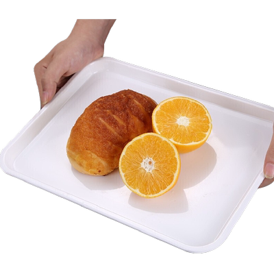 贝瑟斯A5密胺加厚自助端饭菜餐盘