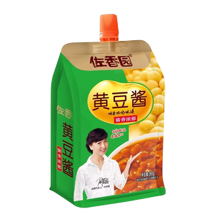 佐香园黄豆酱360g东北大酱豆瓣酱沾葱沾菜酱熟酱下饭酱烹饪调味酱