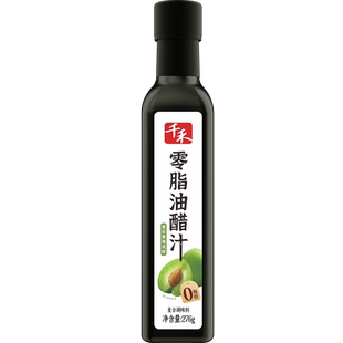 千禾调味品0脂油醋汁276g沙拉汁拌蔬菜拌水果轻卡轻食蘸酱