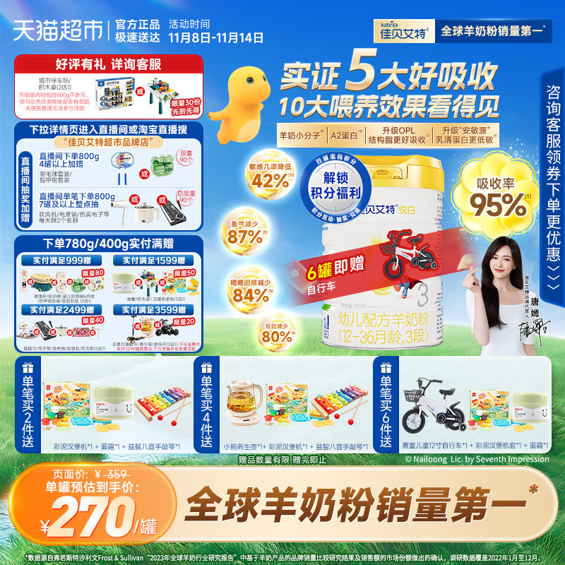 ������ר�����ѱ������ð�3��1-3��780gӤ�׶��䷽���̷ۺ�������