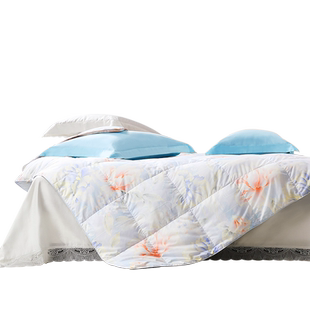 富安娜羽绒被95白鹅绒夏凉被夏季薄款被褥学生宿舍夏天鹅绒空调被