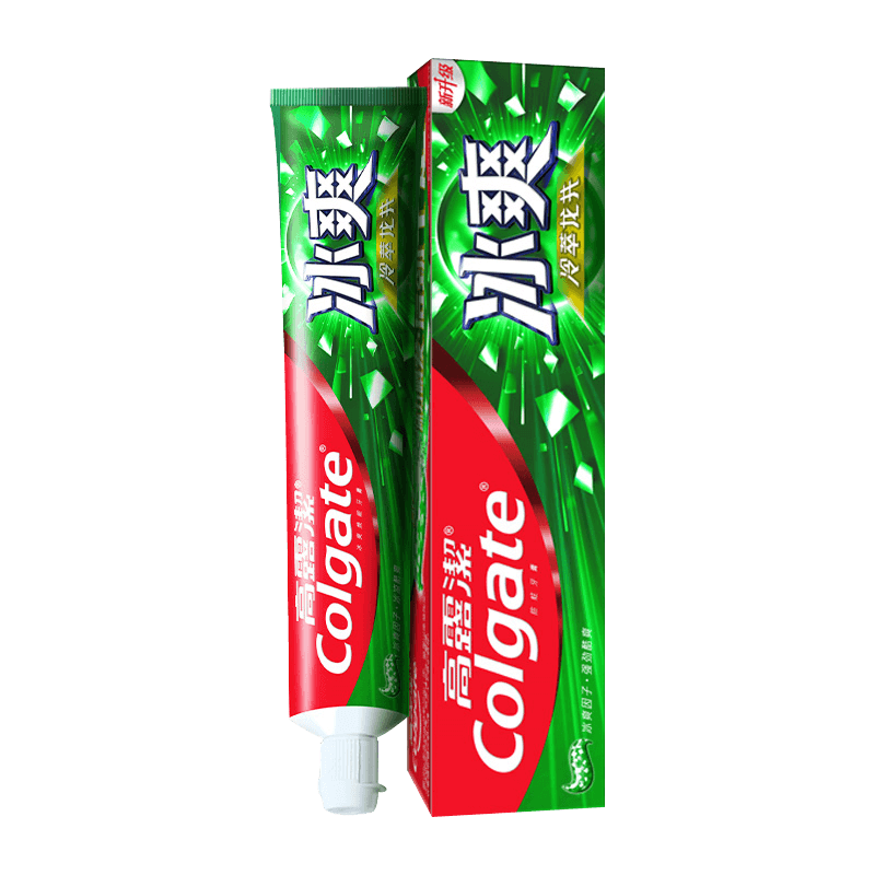 高露洁龙井茶香冰爽清新牙膏