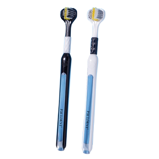 宝儿德三面环绕成人牙刷清洁口腔专用软毛专利牙刷2支装