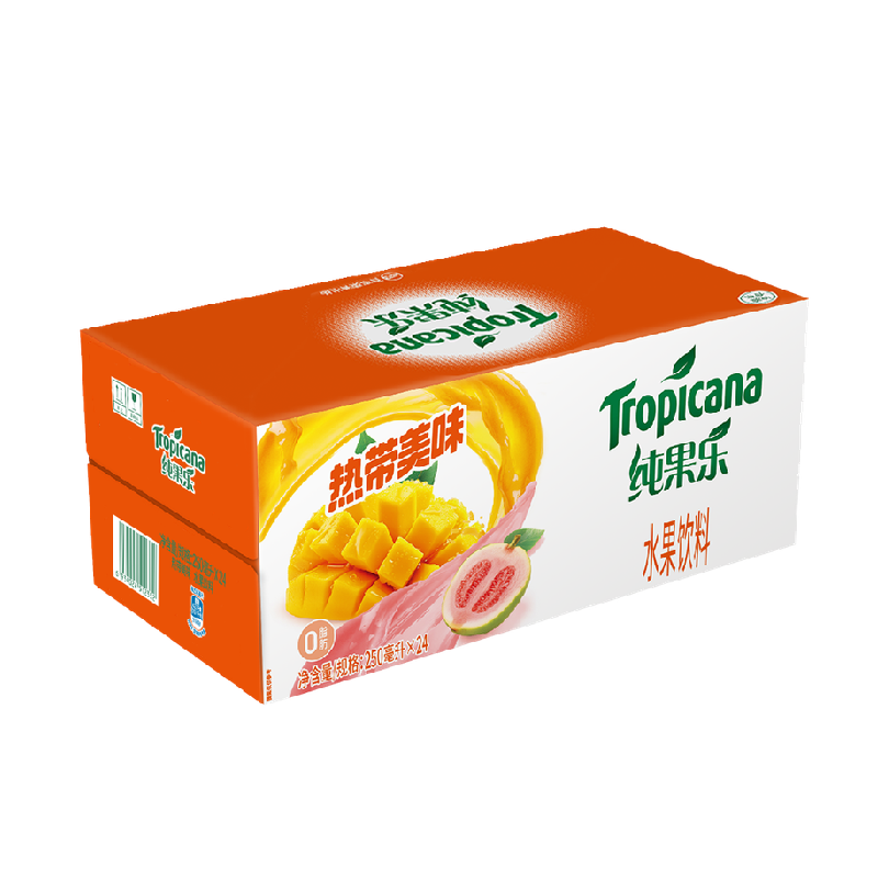百事可乐纯果乐热带美味水果饮料250ml*24盒整箱饮品
