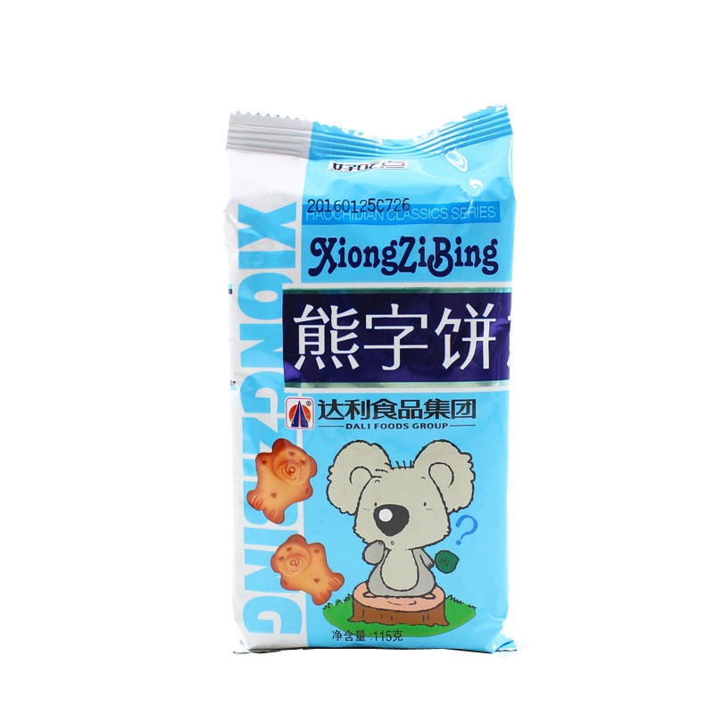 好吃点熊字饼115g/袋