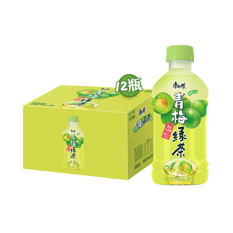 康师傅青梅绿茶330ml*12瓶