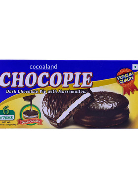 cocoaland黑巧克力零食派 150g/袋休闲食品小吃