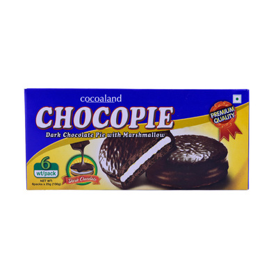 cocoaland黑巧克力零食派 150g/袋休闲食品小吃