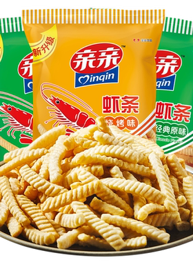 亲亲原味烧烤味240g虾条组合礼包