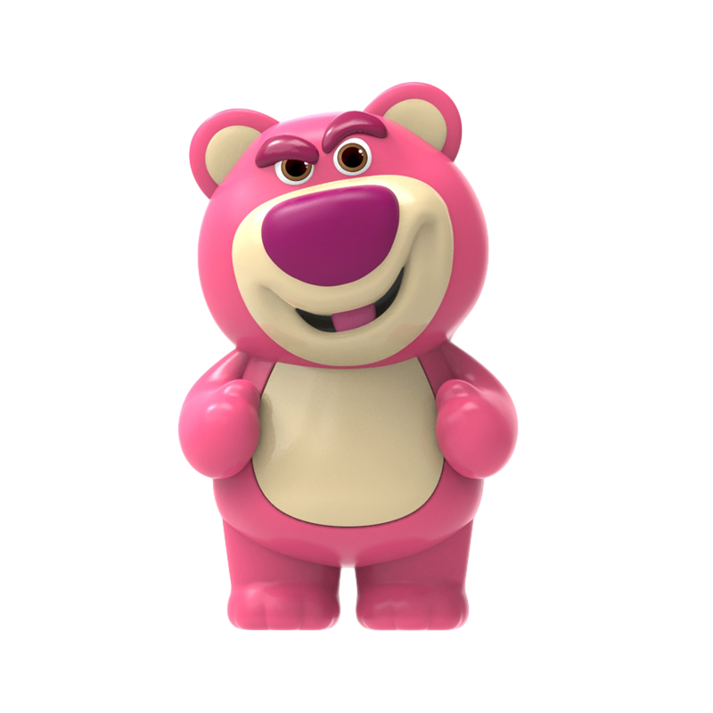 迪士尼软胶儿童捏捏乐玩具草莓熊史迪仔奶龙慢回弹解压圣诞节礼物