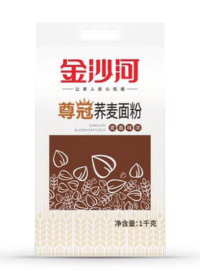 金沙河荞麦面粉麦香味浓1kg