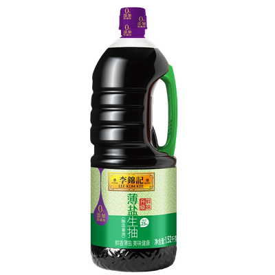 李锦记薄盐生抽酱油1.52kg×1瓶