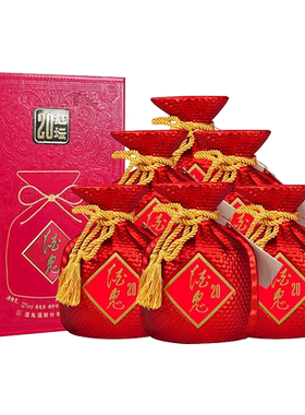 酒鬼52度红坛洞藏陈酿500ml*6盒