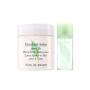 雅顿绿茶香氛套装保湿滋润蜜滴润体霜400ml+绿茶香水30ml清香礼物