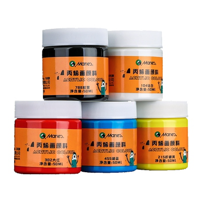 马利丙烯颜料怪兽防水