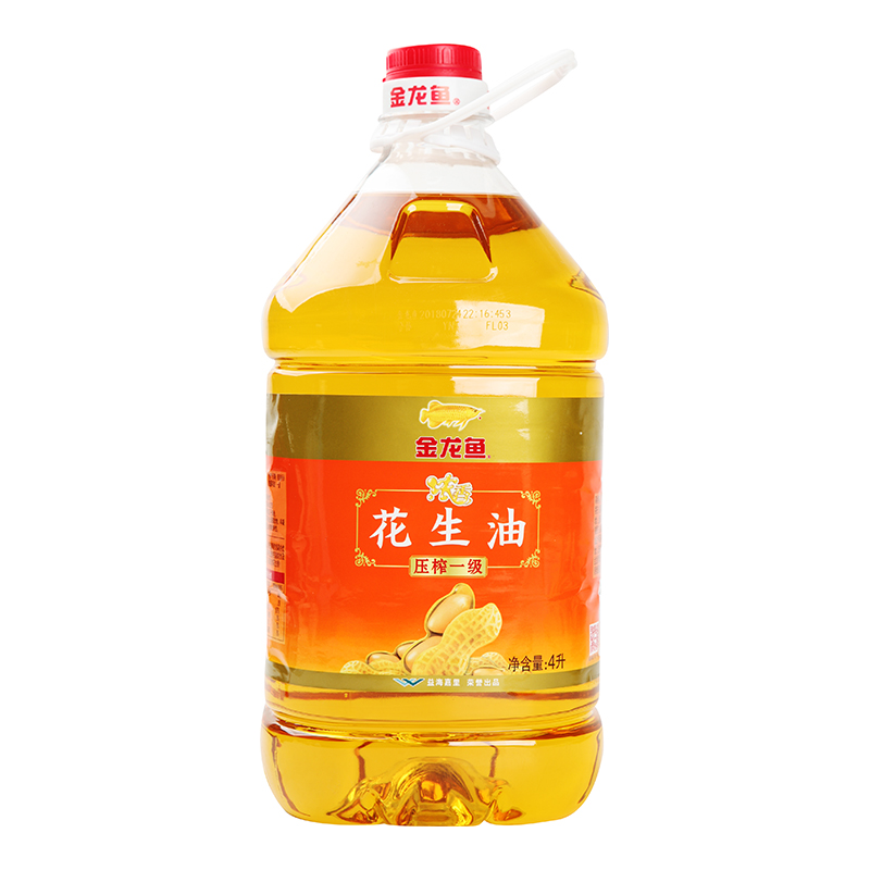金龙鱼浓香花生油4L