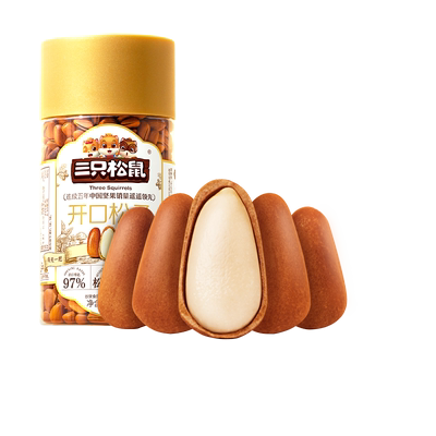 三只松鼠开口松子坚果零食