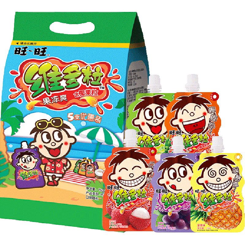 旺旺维多粒果冻爽果冻