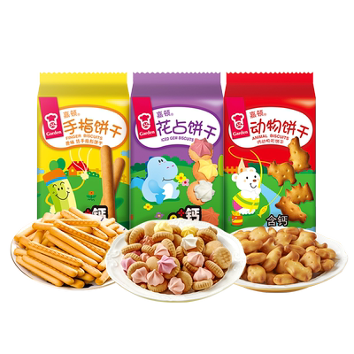 嘉顿休闲儿童趣味饼干315g