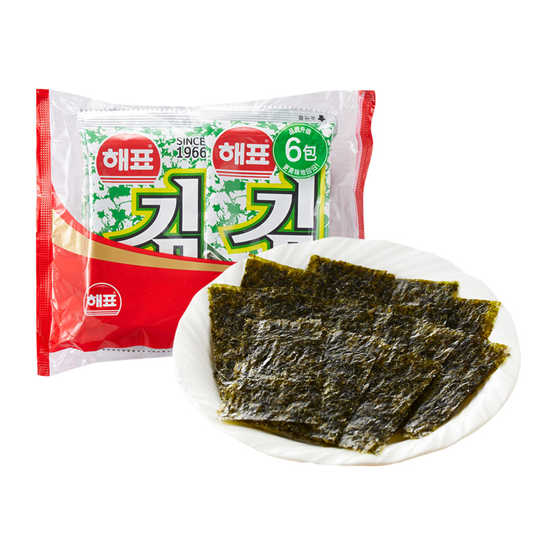 海牌菁品海苔原味海产品休闲儿童零食小吃寿司