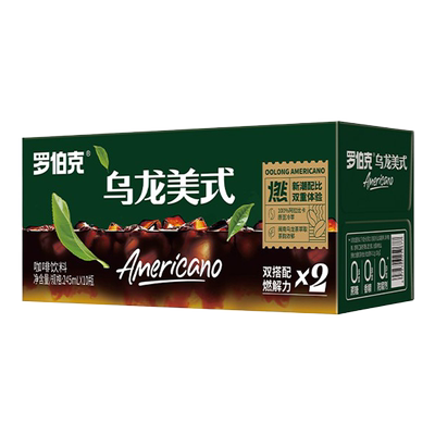 椰泰轻上罗伯克乌龙美式咖啡饮品