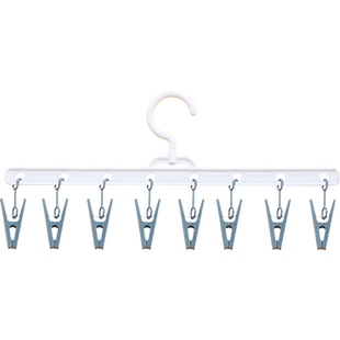 卡维瑞晾晒袜子神器衣架家用挂衣阳台多夹子儿童多功能无痕袜夹