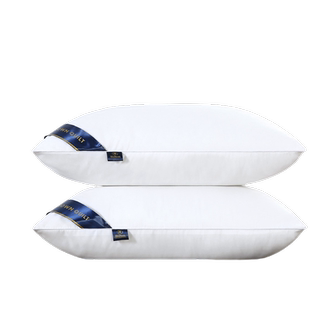 酒店枕头枕芯一对装助眠护颈椎五星级酒店羽丝绒宿舍午睡家用枕头