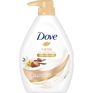 下拉享补贴Dove/多芬乳木果香草丰盈宠肤滋润保湿沐浴露1kg