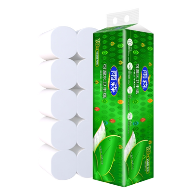 雨森可湿水5层家用卷纸