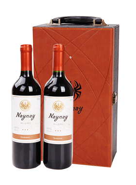 智利进口 干露火玫瑰双支礼盒750ml*2瓶/盒