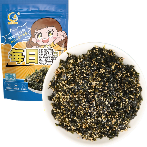 每日芝麻拌饭海苔碎120g炒紫菜碎儿童零食饭团拌饭料零食