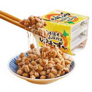 喜田村北海道小粒纳豆日式风味拌饭酱豆营养丰富健康速冻