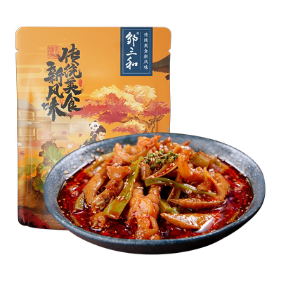 邹三和椒麻大杂烩零食无骨鸡爪